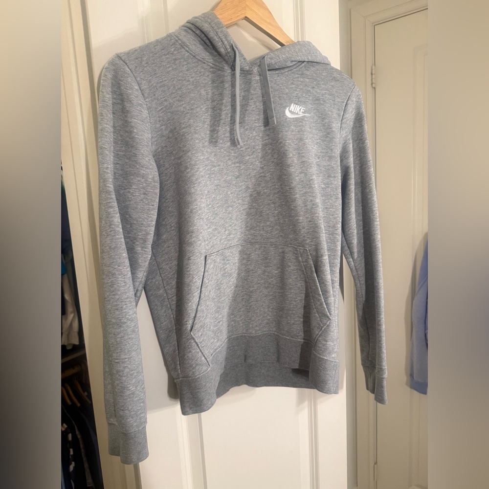 Nike Gray Sweatshirt Cozy Cotton Blend